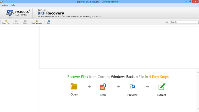 BKF recovery Software