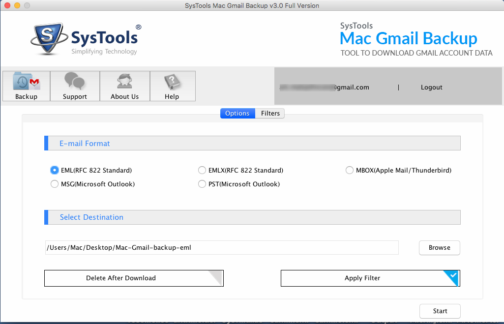 best way to backup gmail mac