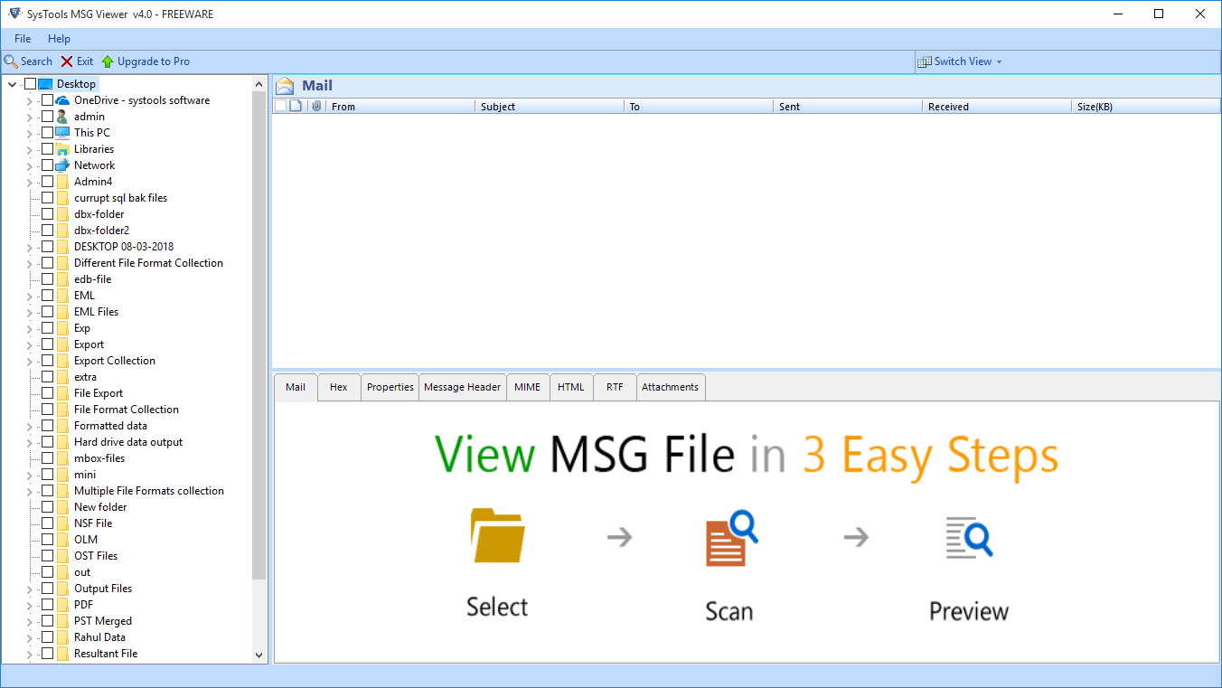 MSG Viewer Tool