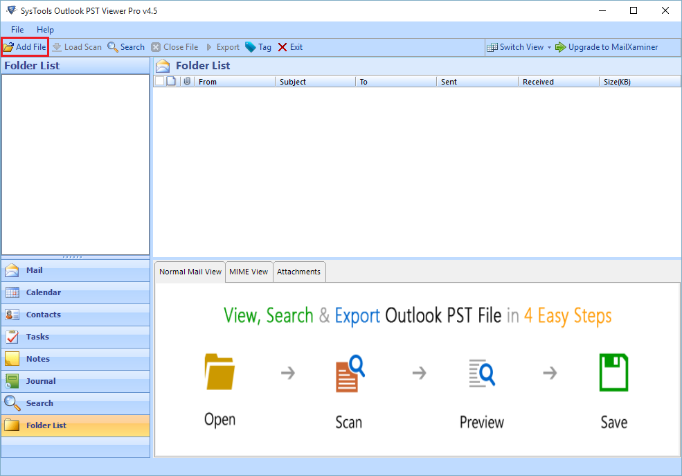 Pst Viewer Tool Read Outlook Pst Files Along With Attachments